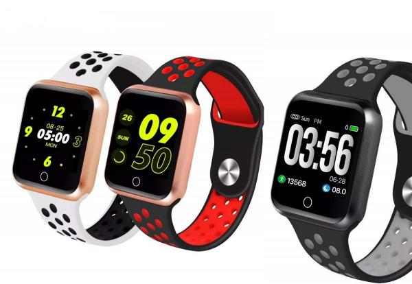 Relógio Smartwatch Fitness Batimentos Pressão Sono S226 Serie 2 Preto/Cinza - Gold Imports