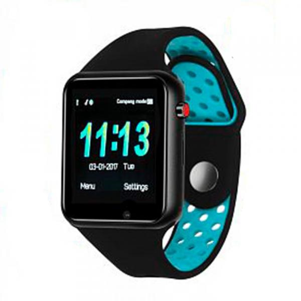 Relógio Smartwatch Fone Miwear M3 de Chip Sd Bluetooth Azul - Gold Imports