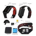 Relógio Smartwatch Fone Miwear M3 de Chip Sd Bluetooth Vermelho