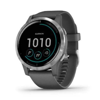 Relogio Smartwatch Garmin Vívoactive 4 Cinza Prata