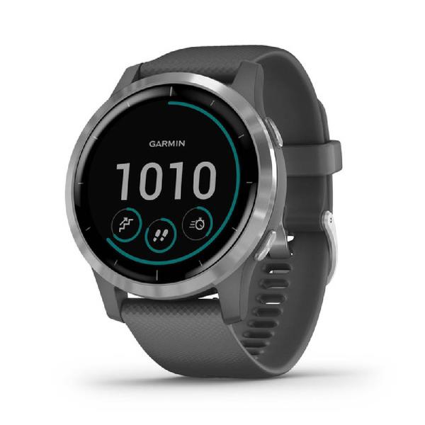 Relogio Smartwatch Garmin Vívoactive 4 Cinza Prata