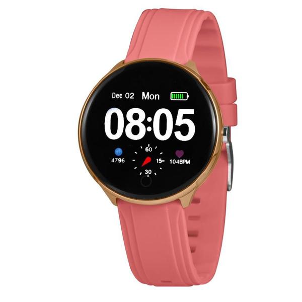 Relógio Smartwatch Ifist Ref: 17001419f Pk Redondo Rosé