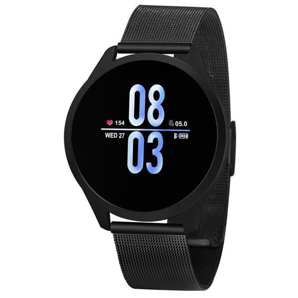 Relógio Smartwatch Ifist Ref: 17009413f Pr Redondo Mesh Black