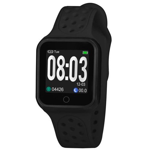 Relógio Smartwatch Ifist Ref: 17012419M Pr Retangular Black