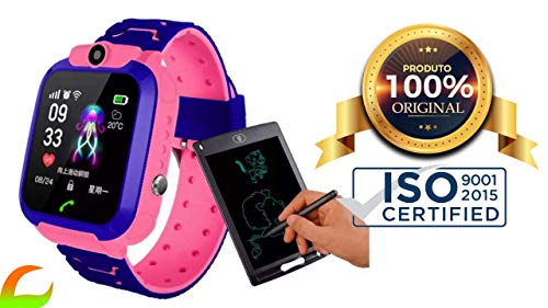 Relógio Smartwatch Infantil + Lousa Mágica Tablet 8,5pol Kid