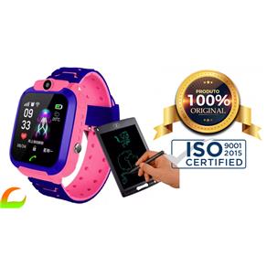 Relógio Smartwatch Infantil + Lousa Mágica Tablet 8,5pol Kid