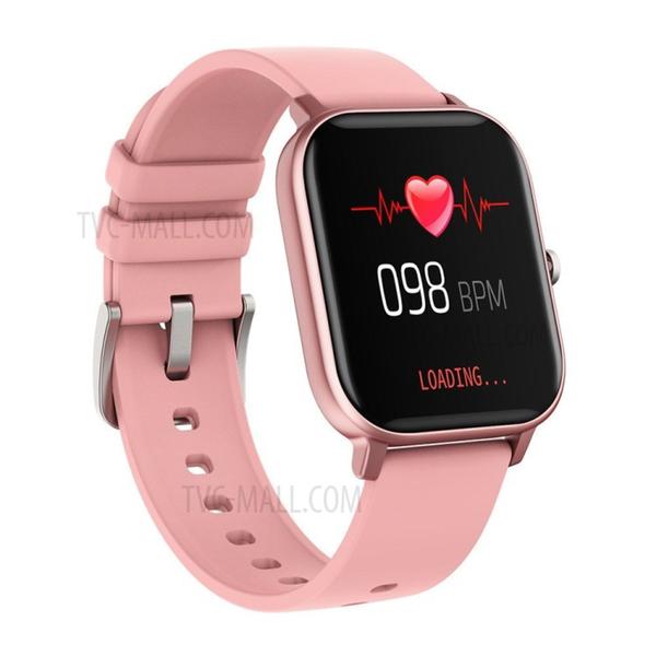 Relogio Smartwatch Infantil Silicone Pink Prata R7 - D13