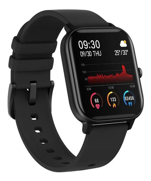 Relógio Smartwatch Inteligente P8 Tela Touch Preto .