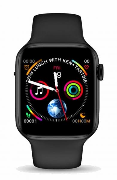 Relógio Smartwatch IWO 10 GPS TRACKER com 2 Pulseiras - Preto