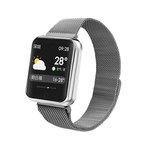 Relógio Smartwatch Iwo Fitness Prateado Android E Bluetooth