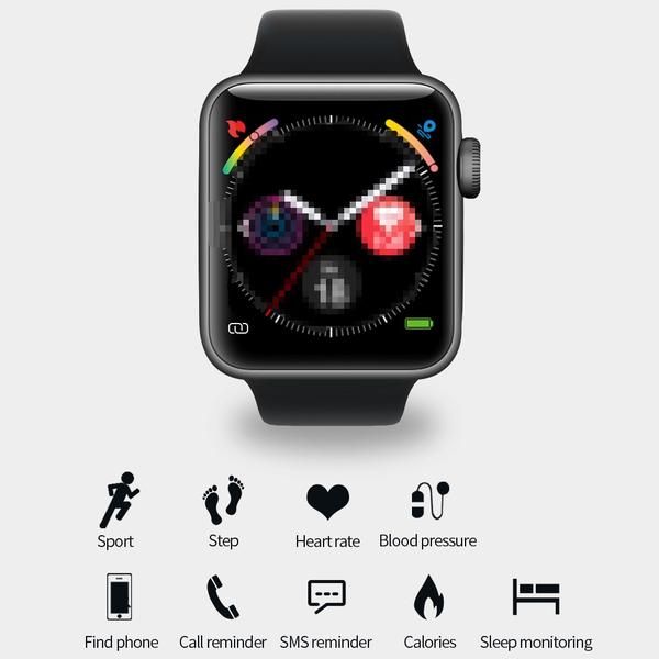 Smartwatch Iwo12 44mm Android Ios Preto