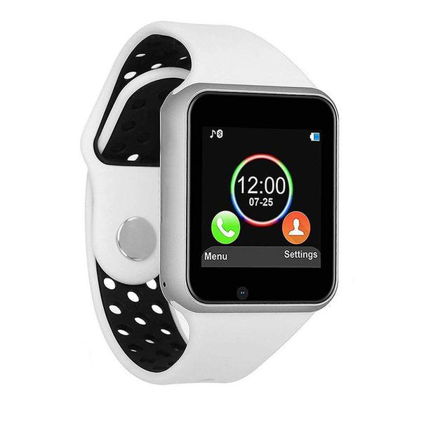 Relogio SmartWatch M3 Bluetooth Camera Celular Chip Cartao Musica - Branco - Z Smart