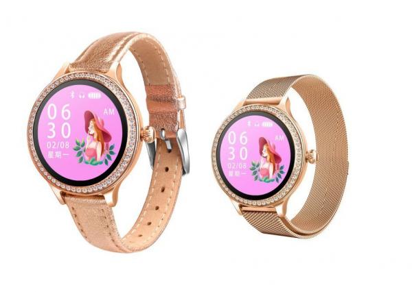 Relógio Smartwatch M8 Feminino 2 Pulseira Dourado Monitor Saúde Sono - Gold Imports