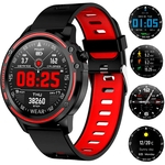 Relógio Smartwatch Masculino Touch Screen Bluetooth Smart Wear L8 Vermelho