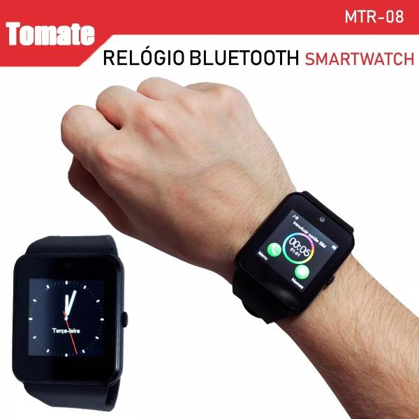 Relógio Smartwatch Mtr03 Pressão Arterial e Monitor Cardíaco - Tomate