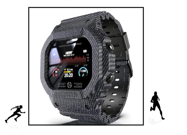 Relógio Smartwatch Ocean Lokmat Pulseira Impermeável - Import