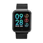 Relógio Smartwatch P68 Inteligente Ip68 Monitor De Pressão Arterial Frequência Cardíaca Impermeável Iphone Android Saúde