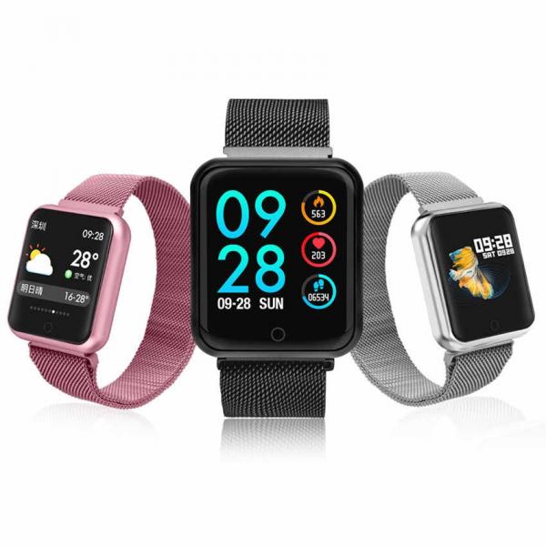 Relógio Smartwatch P68 Monitor Cardíaco Pressão Arterial Sono Passos Android IOs - Fast