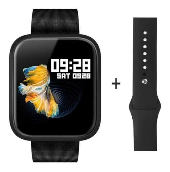 Relógio Smartwatch P70 C/ 2 Pulseiras Monitoramento Cardíaco Smartband