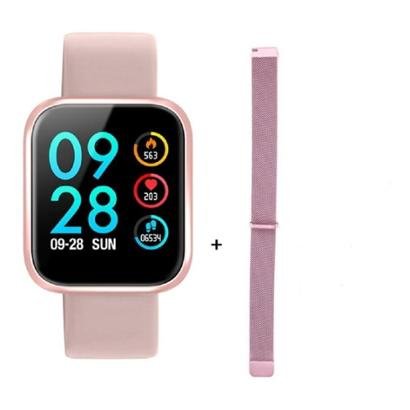 Relógio Smartwatch P70 Monitor Cardíaco Pressão Arterial Sono Passos Android Ios