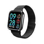 Relógio Smartwatch P70 Preto Monitor Cardíaco Pressão