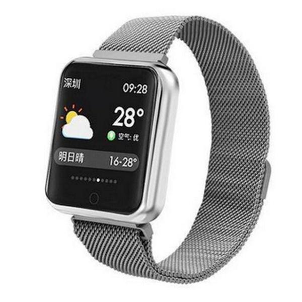 Relógio Smartwatch P70 Monitor Cardíaco Pressão Arterial Sono Passos Android Ios - Prata - Smart Bracelet