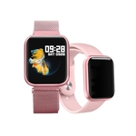 Relógio Smartwatch P70 Rose Feminino Duas Pulsei Android Ios Envio Já