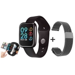 Relógio Smartwatch P80 Original Touch - Conecta no celular samsung xiaomi motorola iphone via Bluetooth + 02 Pulseiras + Envio Imediato com Garantia