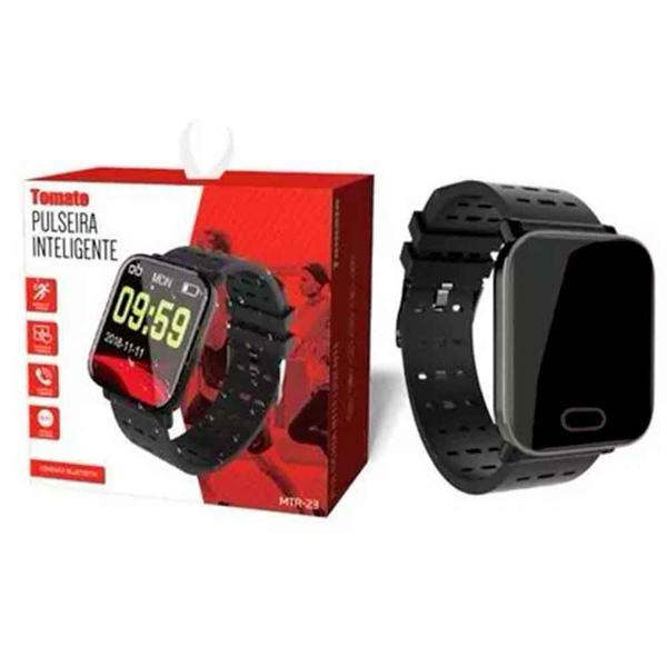 Relógio Smartwatch Pulseira Inteligente MTR-23 Tomate