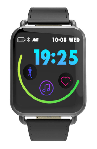 Relógio Smartwatch Q3 (Preto - Couro)