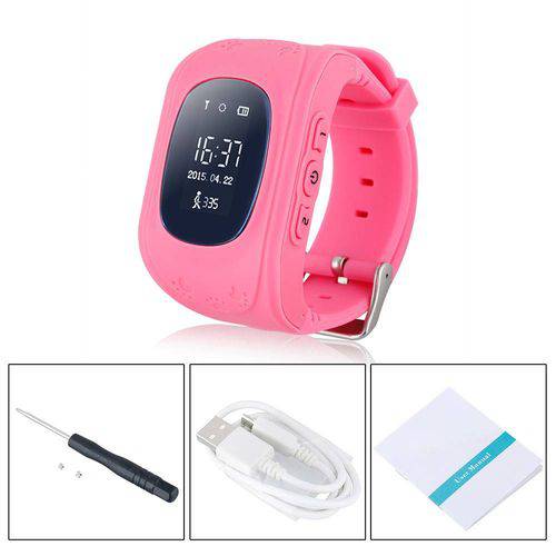 Relógio Smartwatch Q50 Infantil com Gps Localizador e Bluetooth