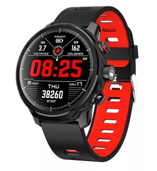 Relógio SmartWatch RBL5 MicroWear Saúde Esportes Rede Sociais e Lanterna - Concise Fashion Style