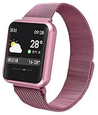 Relógio Smartwatch Smartband Android Iwo-iPhone Samsung Moto P68 (Rosa) - Smart Bracelet