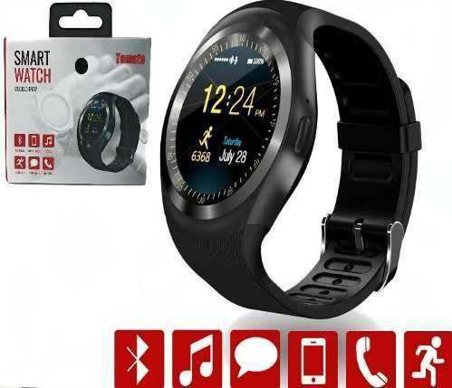 Relógio Smartwatch Sport Buetooth Mtr-09 Tomate - Preto - Tomato