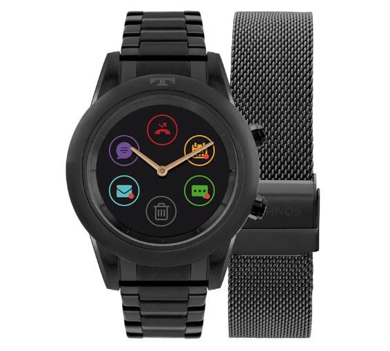 Relógio Smartwatch Technos Connect Duo Preto Feminino P01AD/4P