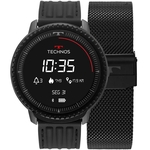 Relógio Smartwatch Technos Connect Id Preto L5AA/1P