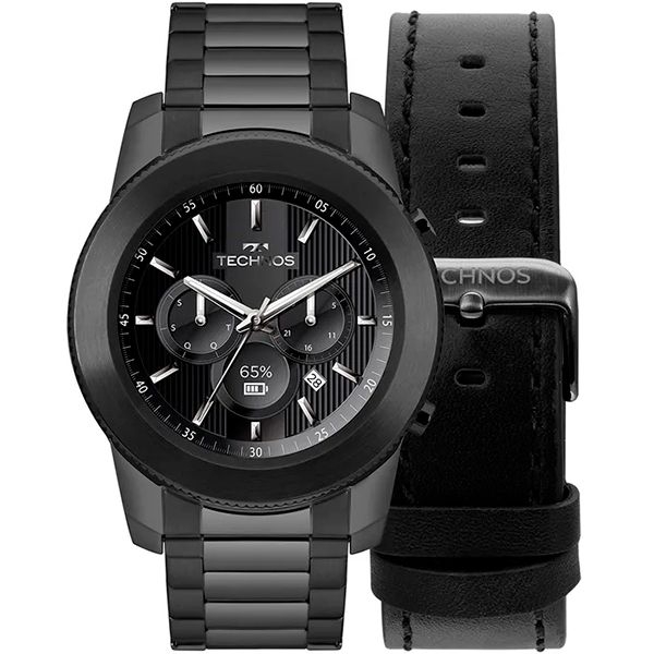Relógio Smartwatch Technos Connect Plus M1AB/4P Preto