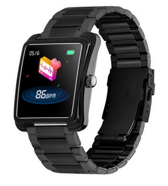 Relógio SmartWatch V60 Executivo Pulseira Metal Whats Face Instagram Notificações - Smart Bracelet