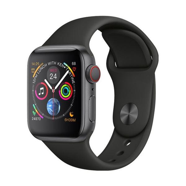 Relógio Inteligente Ivo 9 44mm Smart Watch 2020 Gps PRETO - Midi