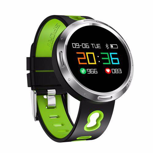 Relógio Smartwatch X9VO Fitness Monitor Frequência Cardíaca Pedômetro Notificações IP68 - Verde