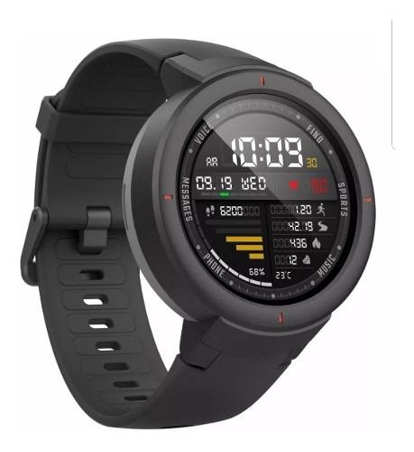 Relógio Smartwatch Xiaomi Amazfit Verge Global - Preto - Preto - Preto