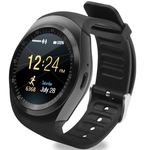 Relógio Smartwatch Y1 Original Inteligente Touch Bluetooth Chip Ligações Pedômetro Câmera (PRETO)