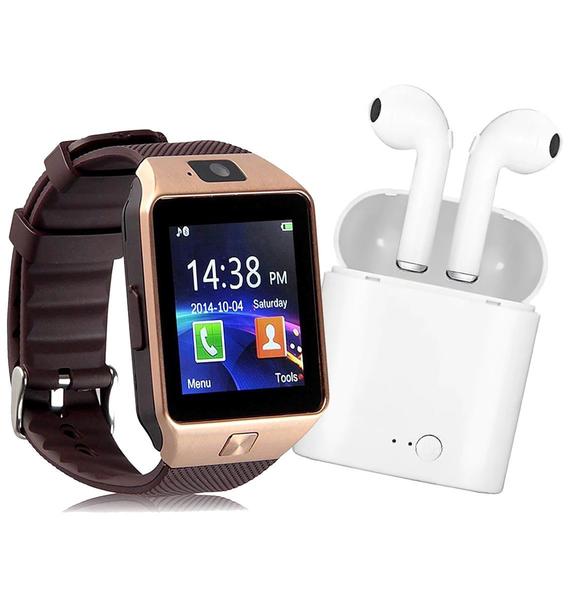 Relógio Smartwatch Z9 Ios/android Whats Atende e Faz Chamada + Fone Sem Fio