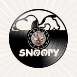 Relógio Snoopy Desenhos Filmes Series TV Nerd Geek Vinil LP