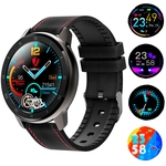 Relógio Social Smartwatch Masculino Touch Screen Bluetooth Lemfo Preto