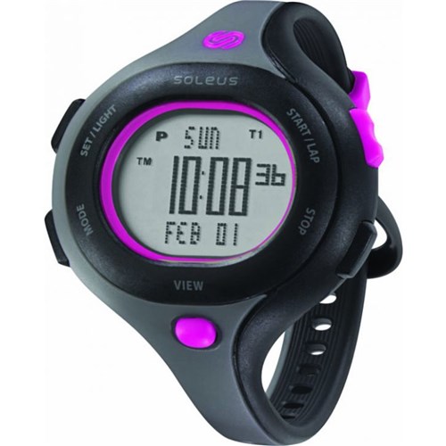 Relógio Soleus Chicked Preto/Cinza/Rosa