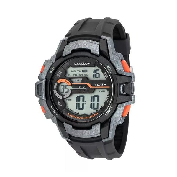 Relógio SPEEDO 65090G0EVNP2 Digital - Cinza, Preto, Alaranjado