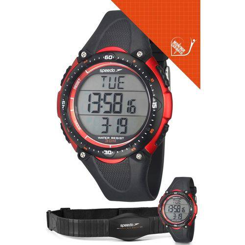 Relógio Speedo 80565G0EPNP1 Digital Preto Monitor Cardíaco