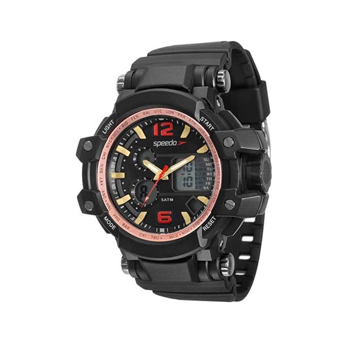 Relógio Speedo 81109G0EVNP3 55mm Borracha Preta