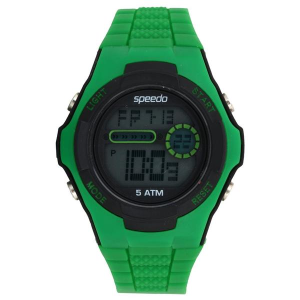 Relógio Speedo 81121G0EVNP5 - Verde e Preto - Verde - 3 - Feminino - Digital - Borracha - Speedo Relógios